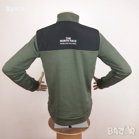 The North Face Mountain Athletics - Оригинална мъжка блуза с цип р-р M, снимка 4 - Блузи - 51526696