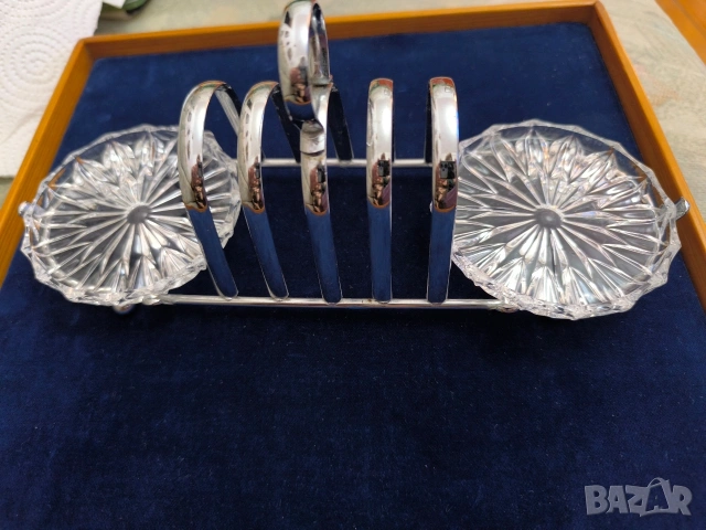 вносен английски прибор за сервиране арт Деко , снимка 2 - Прибори за хранене, готвене и сервиране - 53565061