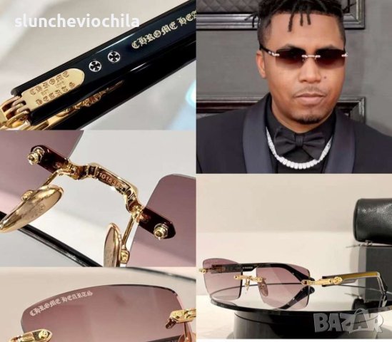 Chrome Hearts Sunglasses DEEP II Gold Deep 2 Deep 1 Слънчеви очила, снимка 3 - Слънчеви и диоптрични очила - 41020397