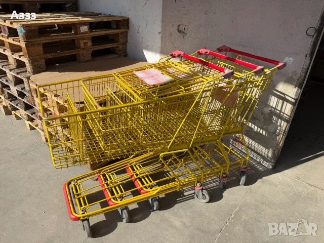 Колички за магазин , снимка 3 - Оборудване за магазин - 53716107
