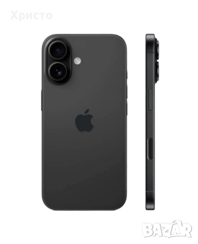 НОВ!!! Apple iPhone 16, 128GB, 5G, Black + подарък оригинален адаптер Apple  , снимка 3 - Apple iPhone - 52712828