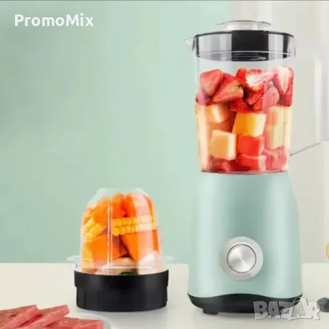 Блендер 2в1 Tiffany TF-816 2000W Мелничка Чопър Смути Шейк, снимка 2 - Блендери - 55722692
