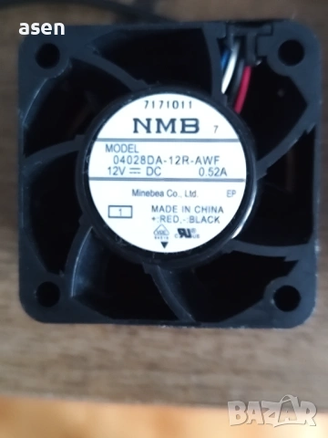 Продавам вентилатори за сървъри и други 40 х 40 мм, снимка 5 - Други - 53488546