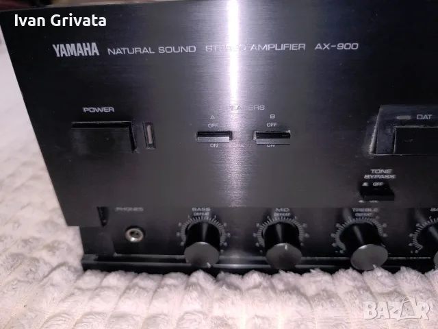 Усилвател YAMAHA AX900, снимка 4 - Ресийвъри, усилватели, смесителни пултове - 56300983