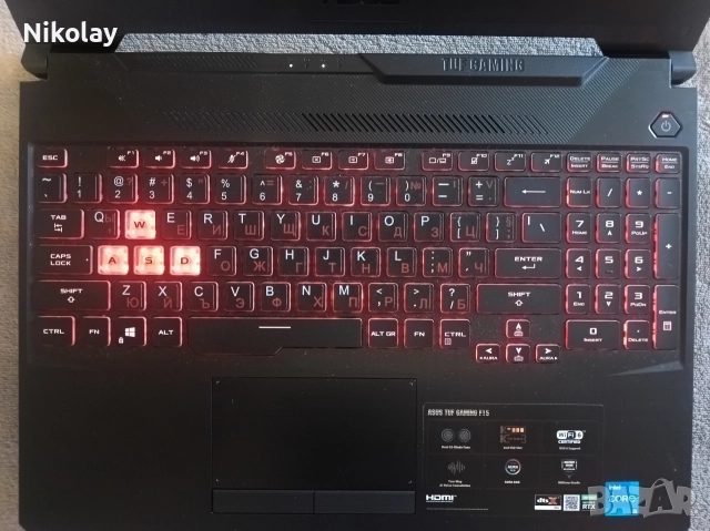 Gaming Asus TUF f15 FX506HEB, снимка 3 - Лаптопи за дома - 52970344