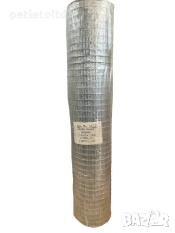 Мрежа електро-заварена с размер на карето 12 мм Х 25 мм - 100 см Х 10 метра 