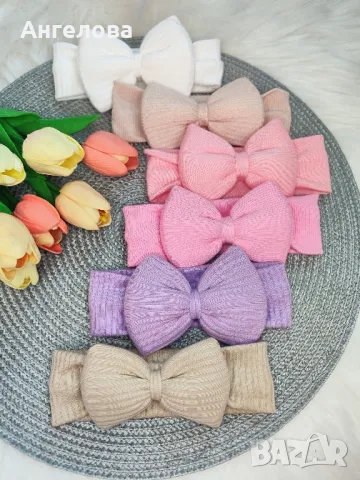 Ленти за глава с панделка 0-6м и 6-12м , снимка 10 - Други - 44060952