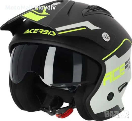Acerbis jet aria s m l xl каска мото мотор аксербис, снимка 6 - Аксесоари и консумативи - 49160621