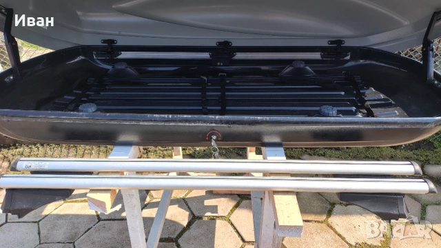 Автобокс Thule Atlantis 200, куфар за таван, ауто бокс, снимка 2 - Аксесоари и консумативи - 53733336