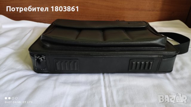 Trust кожена чанта за лаптоп и документи тип куфар голяма, снимка 2 - Лаптоп аксесоари - 40562992