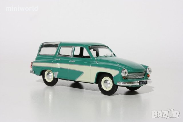Wartburg 311 Camping 1956 - мащаб 1:43 на DeAgostini моделът е нов в блистер, снимка 2 - Колекции - 41329626