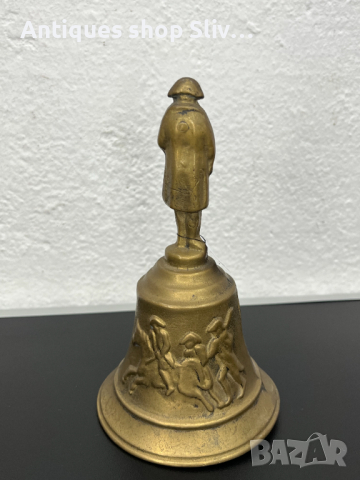 Масивна бронзова камбана / звънец - Наполеон. №5125, снимка 5 - Колекции - 44511279