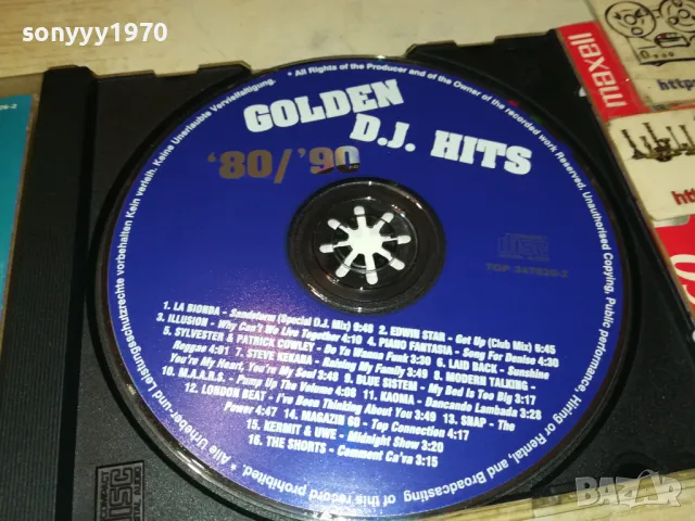 GOLDEN DJ HITS 80/90 CD 2503250542, снимка 5 - CD дискове - 49627330