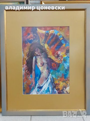 Маслена картина,масло на картон,живопис