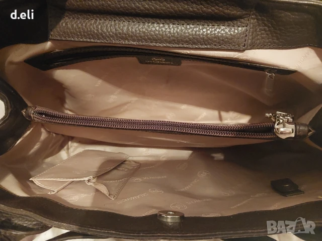 Marina Galanti / SALAMANDER Original 100% Кожа. Две Кафяи чанта, снимка 16 - Чанти - 51277640