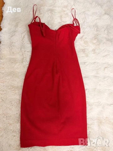 Червена рокля от Zara, снимка 2 - Рокли - 53416389
