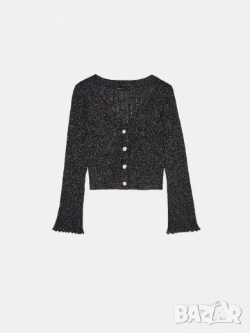 Жилетка с метална нишка, снимка 5 - Жилетки - 49667244