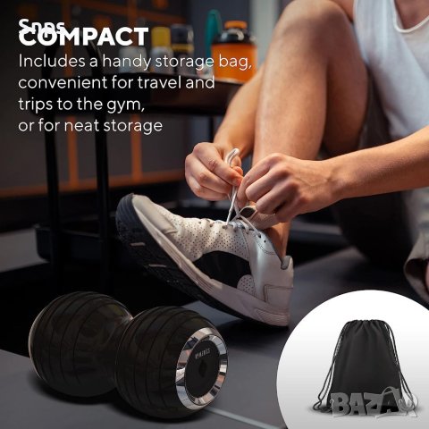 Фоумролер масажор за шия, гръб, рамене, крака, целенасочен, високоинтензивен вибрационен масаж , снимка 3 - Масажори - 41062933