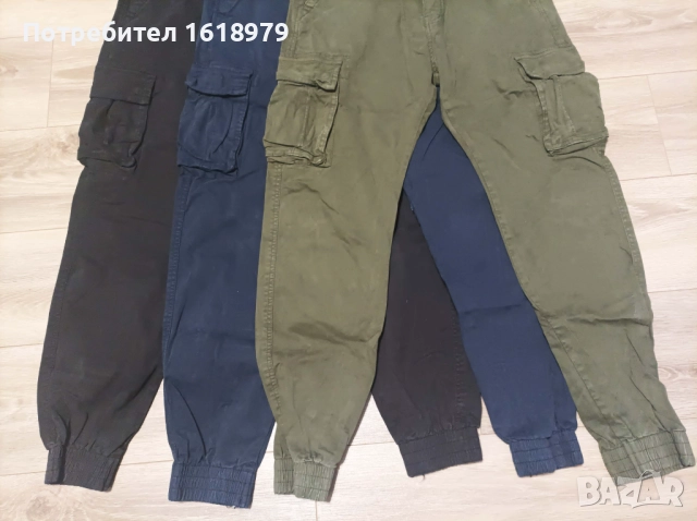 Мъжки карго панталони - 3 цвята, снимка 2 - Панталони - 51911567