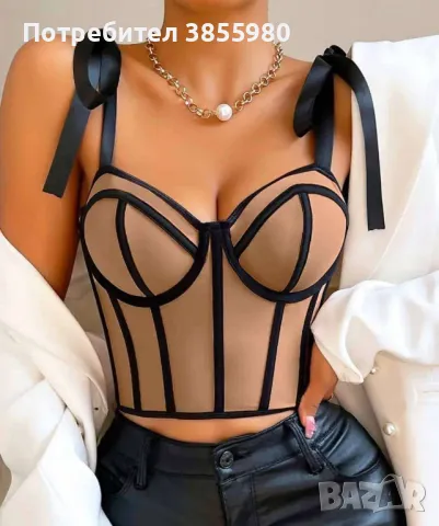 Корсет със сатенена панделка, снимка 1