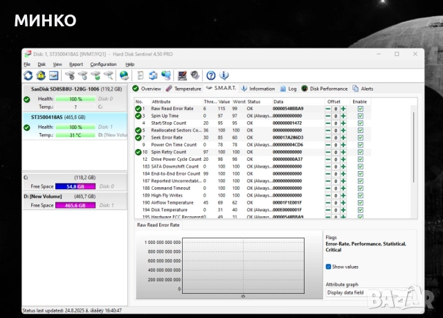 хард дискове 500гб, снимка 11 - Твърди дискове - 51639325