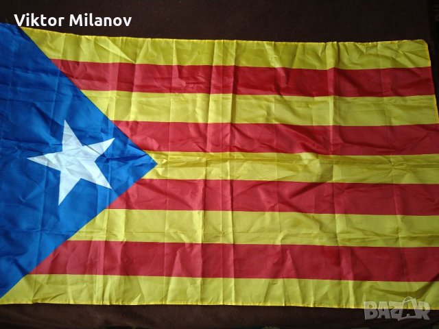 Знаме Каталуния, снимка 2 - Фен артикули - 35978681