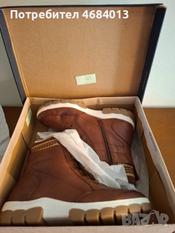 Дамски спортно-елегантни боти, естествена кожа