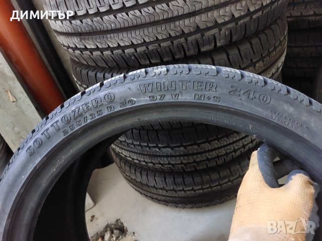 2бр.зимни PIRELLI 255/35/20 DOT0319-ЦЕНАТА Е ЗА БРОЙ, снимка 5 - Гуми и джанти - 42734290