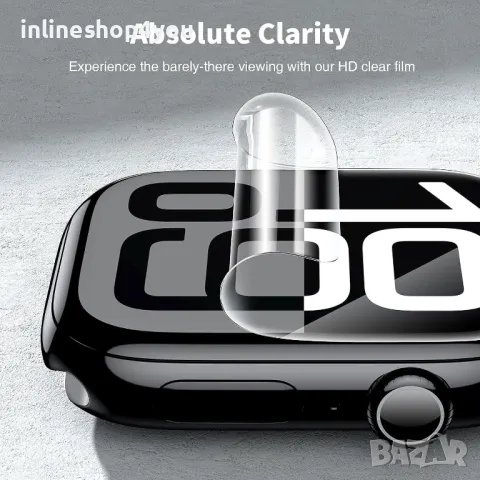 5D Hydrogel / Хидрогел Протектор (6бр) за Apple Watch Series 9 - 41mm и 45mm