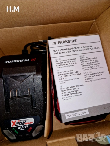 Parkside батерия и зарядно 20v, снимка 4 - Винтоверти - 53163813
