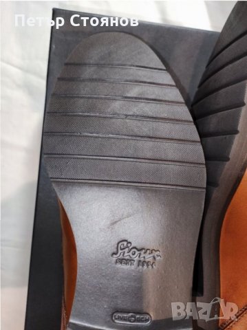 Удобни мъжки половинки от естествена кожа SIOUX №43, снимка 10 - Официални обувки - 35737551