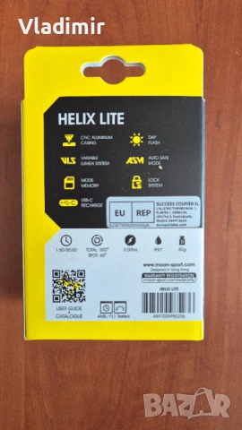 Заден фар Moon Helix Lite, снимка 2 - Аксесоари за велосипеди - 53666357
