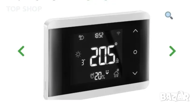 хронотермостат с вграден сензорен екран