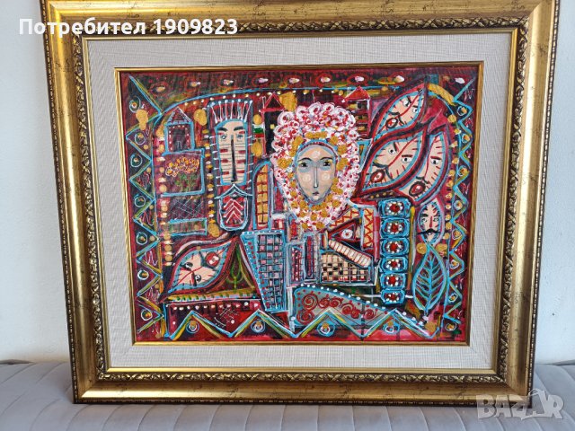 Маслена картина, снимка 3 - Картини - 41350763