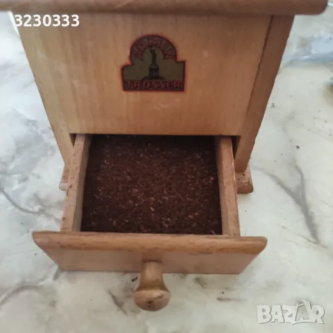 Дървена кафемелачка, стара, снимка 9 - Други - 48319131