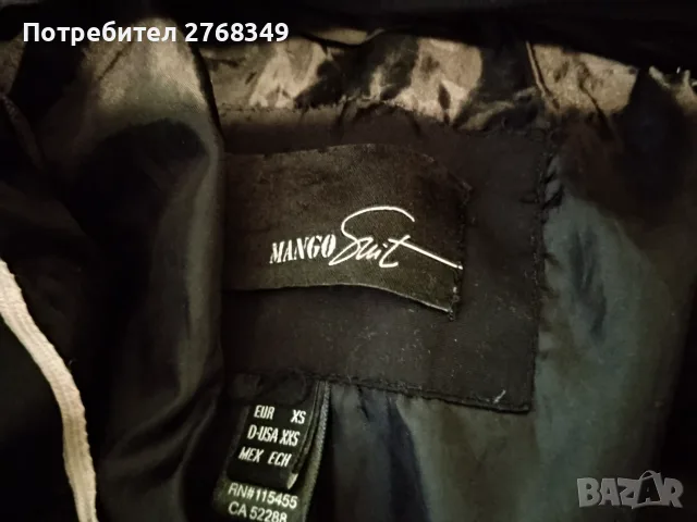 Дамско зимно яке Mango , снимка 6 - Якета - 56362218