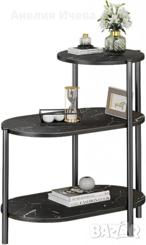 Тристепенен рафт за съхранение Размери: 65х46х78 см;, снимка 4 - Етажерки - 50609668