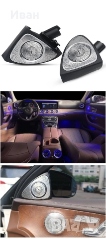 Светещи въздуховоди за Мерцедес E class w213 , снимка 3 - Части - 52564622