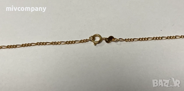 Златен синджир 3.44гр.45см., снимка 2 - Колиета, медальони, синджири - 52652159