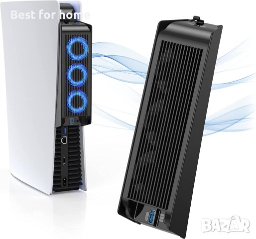 Охлаждащ вентилатор KIWIHOME за PS5, снимка 2 - Аксесоари - 40542517
