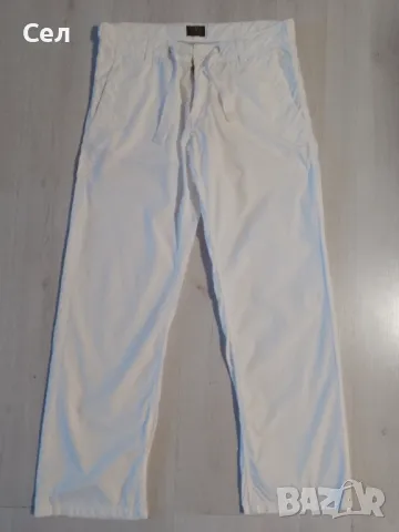Мъжки спортно-елегантен бял панталон s'Oliver 34, снимка 6 - Панталони - 49944007