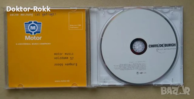 Chris de Burgh – Quiet Revolution 1999 CD, снимка 3 - CD дискове - 49658033