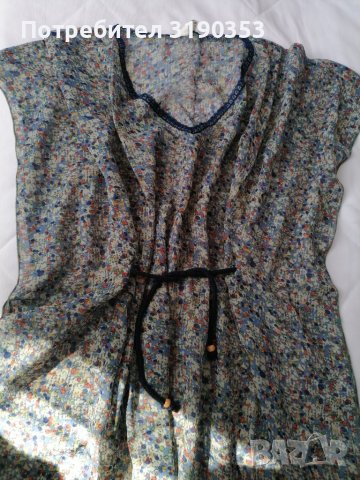 Пъстра туника за плаж 