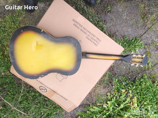 Китара Кремона, електроакустична, за реставрация, снимка 2 - Китари - 53241872