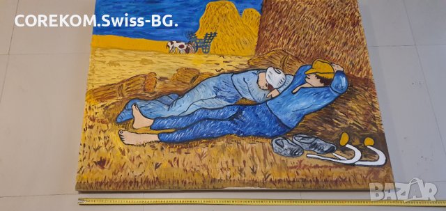  Van gogh ,Винсент  Ван Гог replica,реплика масло и акрил , снимка 1 - Картини - 41143637