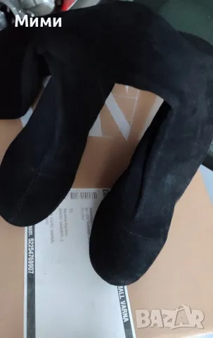 продавам велурени чизми, снимка 2 - Дамски ботуши - 48014968