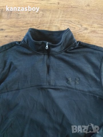 under armour  Storm Armour Fleece Icon 1/4 Zip-Up - страхотна мъжка блуза ХЛ, снимка 4 - Спортни дрехи, екипи - 42081562