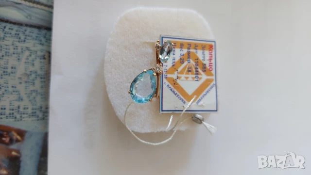 Руски златен пръстен с топази, снимка 4 - Пръстени - 50891571
