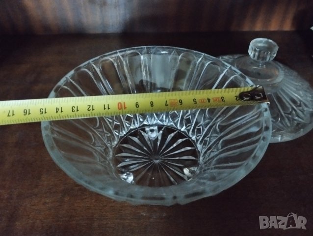 кристална бонбониера арт деко, снимка 3 - Други ценни предмети - 40886285
