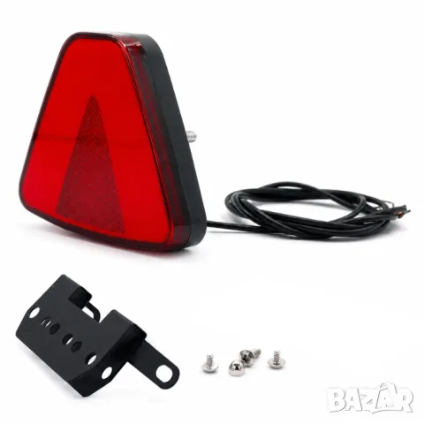 Триъгълен LED стоп тип F1 с мигащ светлинен режим